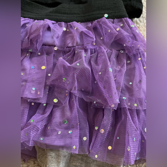 Dora the Explorer Toddler Girls 2 Piece Purple Tutu Leggings Set Size 3T - Picture 2 of 5